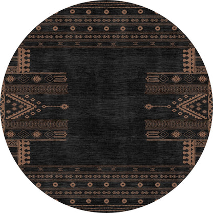 Mazela Black Rug