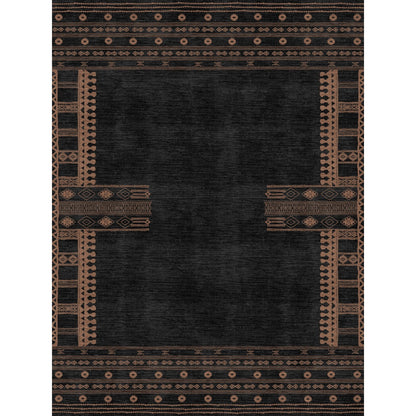 Mazela Black Rug