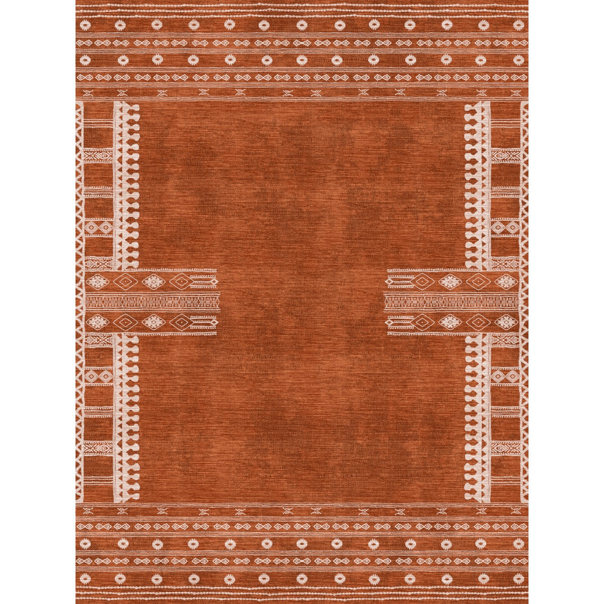 Mazela Orange Rug
