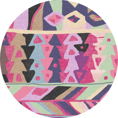 Fafela Pink Purple Multicolor Rug