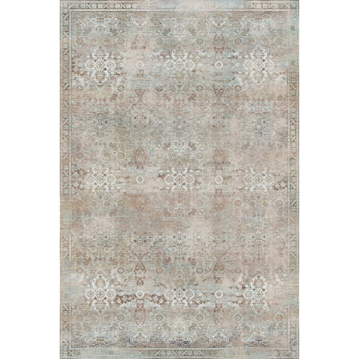 Kissara Beige Blue Rug