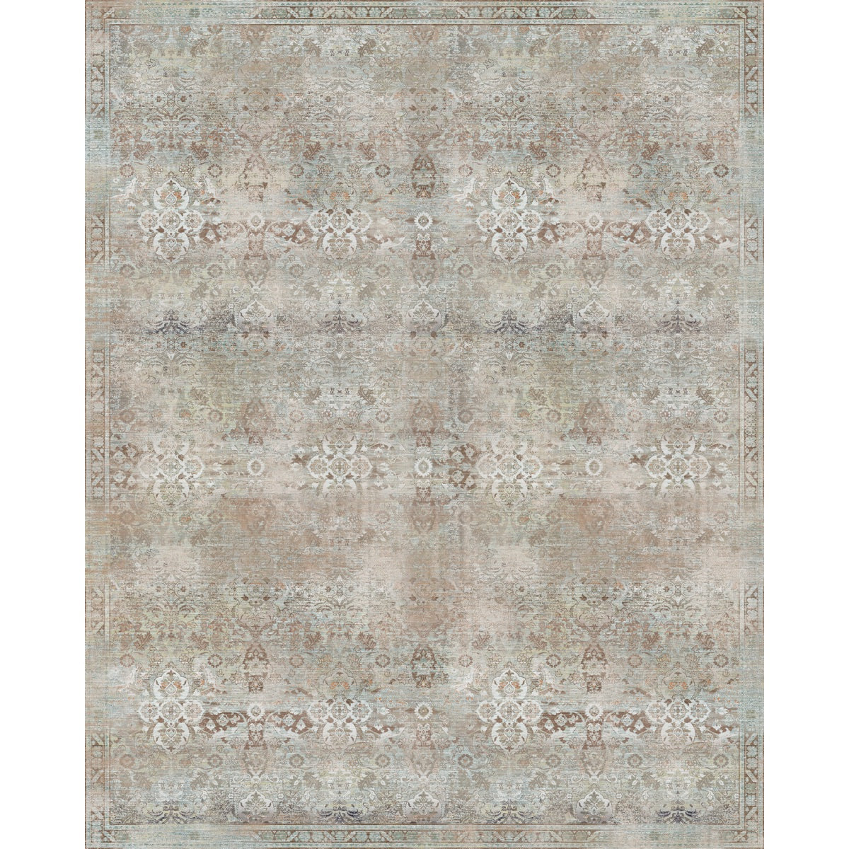 Kissara Beige Blue Rug