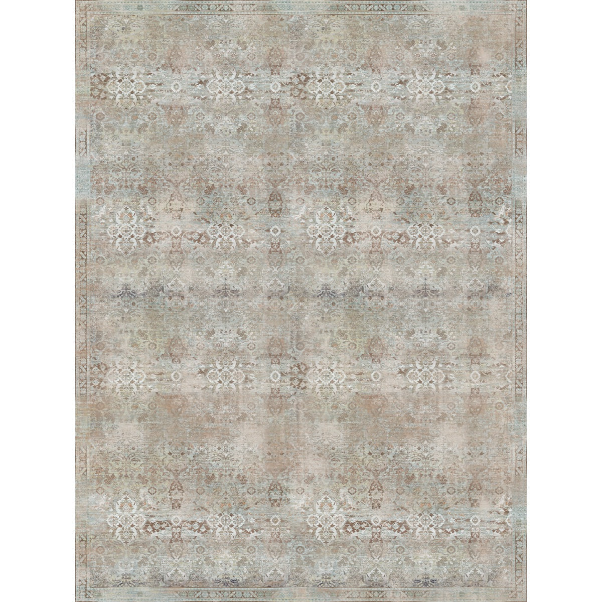 Kissara Beige Blue Rug