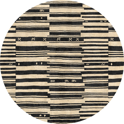 Xelara Natural Black Rug