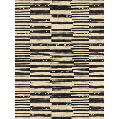 Xelara Natural Black Rug