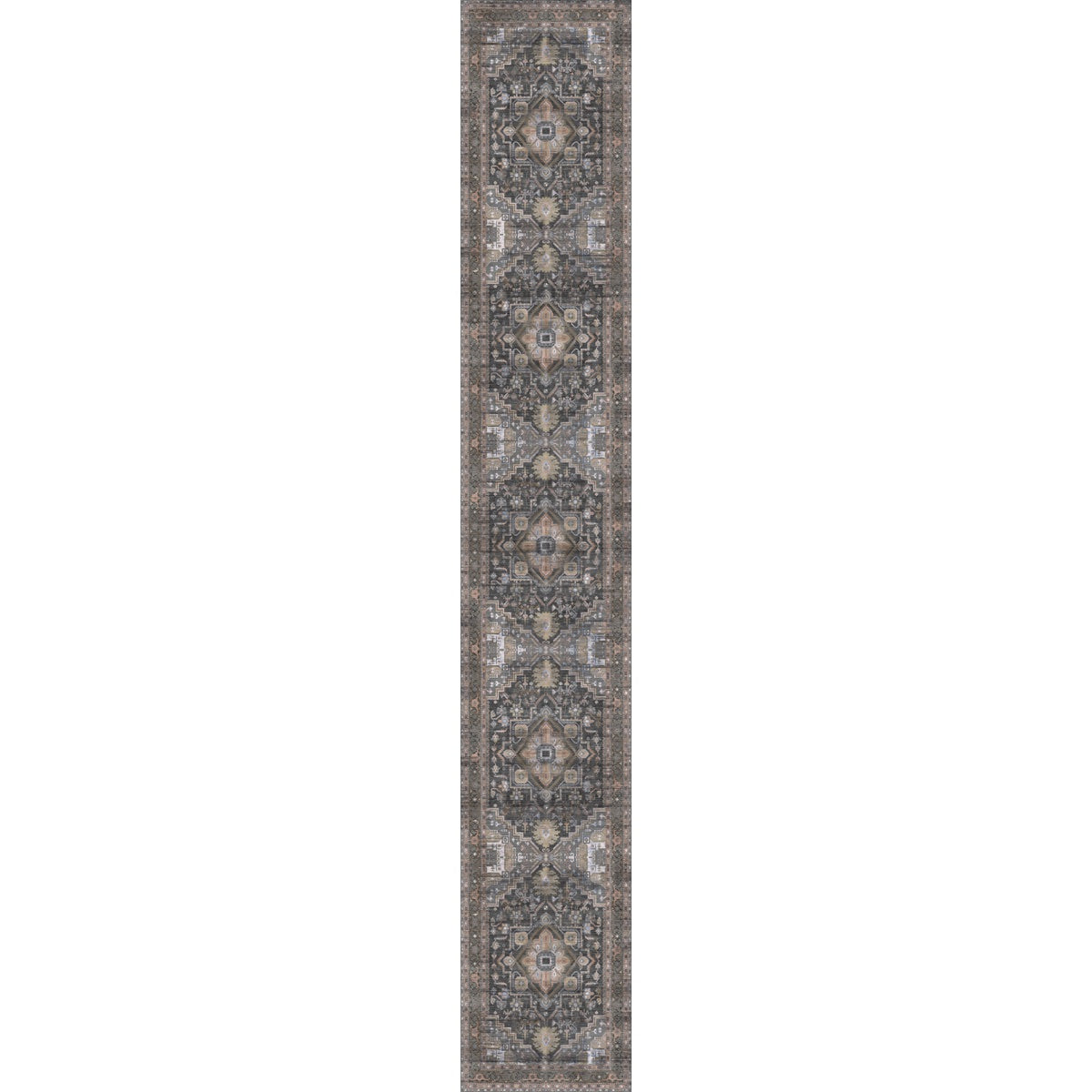 Ozana Brown Multi Rug