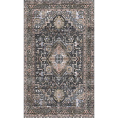 Ozana Brown Multi Rug