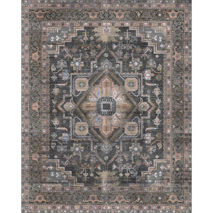Ozana Brown Multi Rug