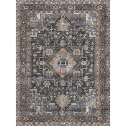 Ozana Brown Multi Rug
