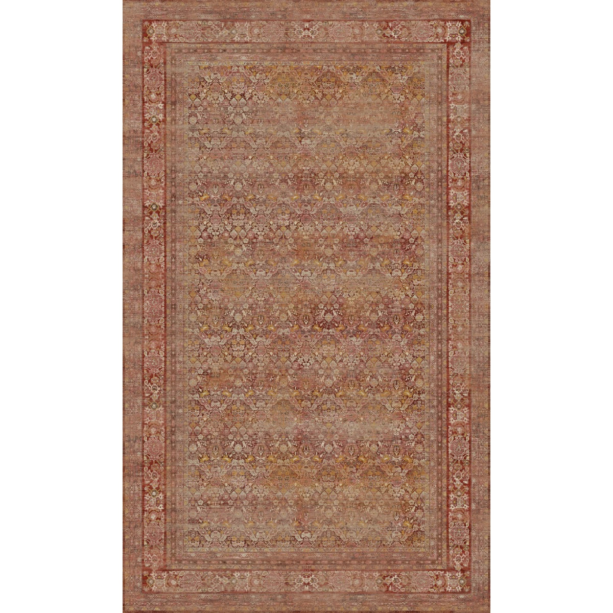 Copera Orange Multi Rug