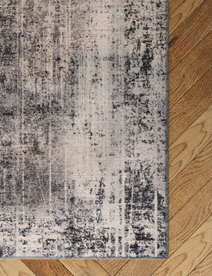 Willow Dark Grey White Rug
