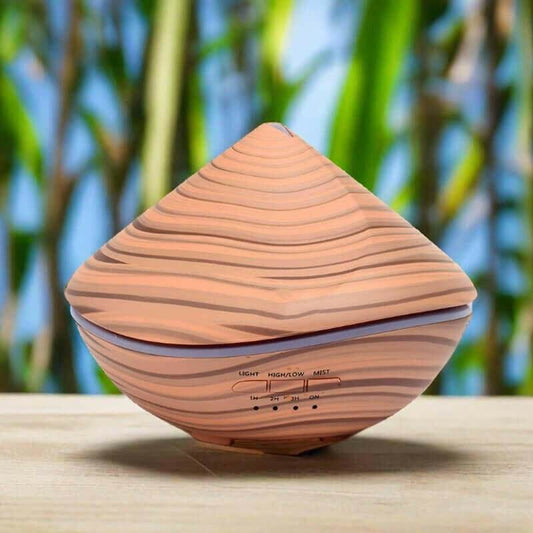Wood Grain Aroma Diffuser Ultrasonic Wood Grain Humidifier - Austrige™