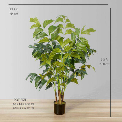 Xavi Artificial Fishtail Palm Tree Potted Plant (Multiple Sizes)