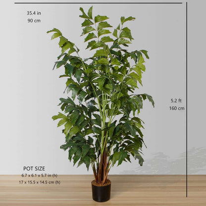 Xavi Artificial Fishtail Palm Tree Potted Plant (Multiple Sizes)