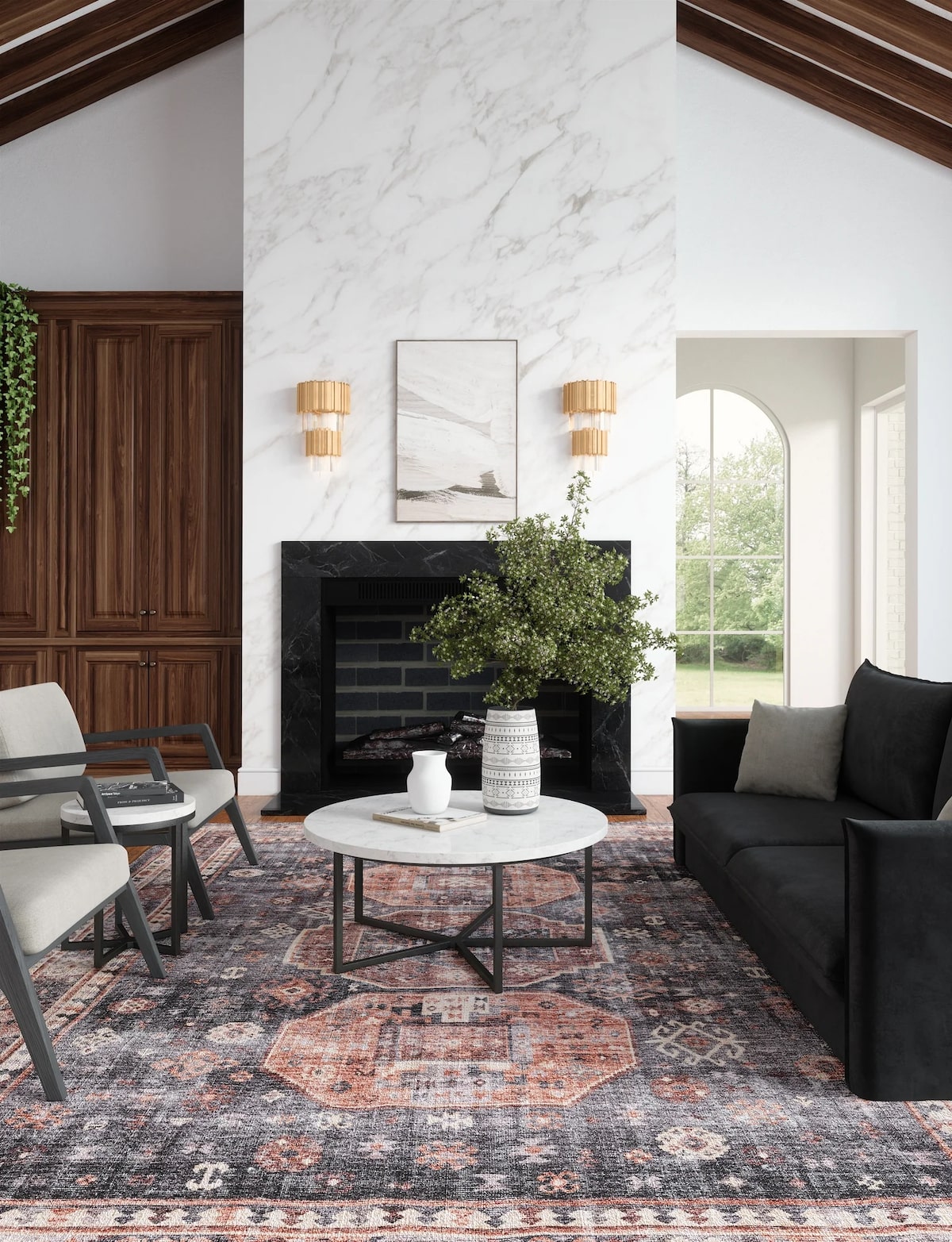 Zenda Rose Purple Rug