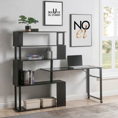 Home Office Computer Desk L-shaped Corner Table - Austrige™