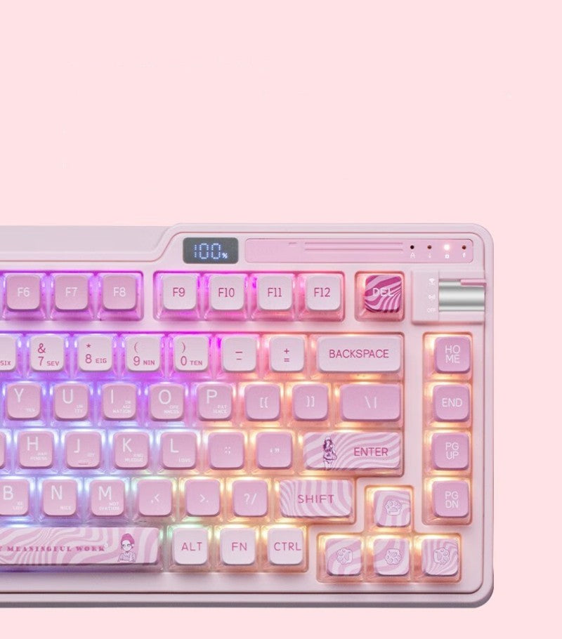 Home Office Colorful Wireless Mechanical Keyboard