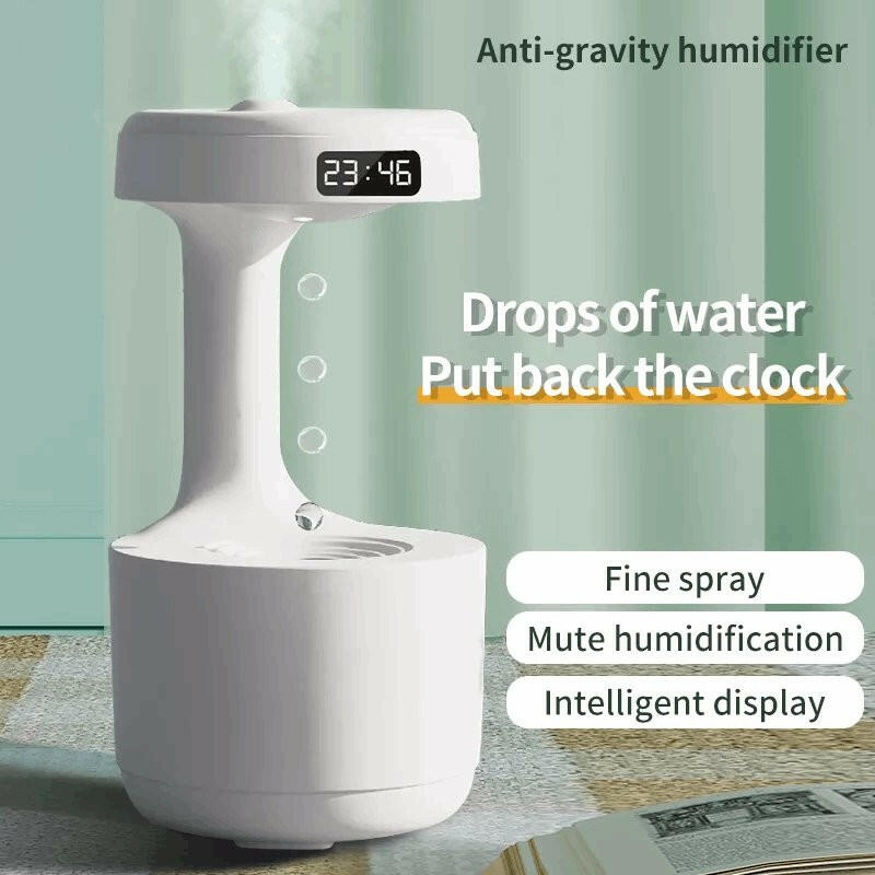 Anti-gravity Humidifier Water Droplet Backflow Aromatherapy Machine Large Capacity Office Bedroom Silent Large Fog Volume Spray | Austrige
