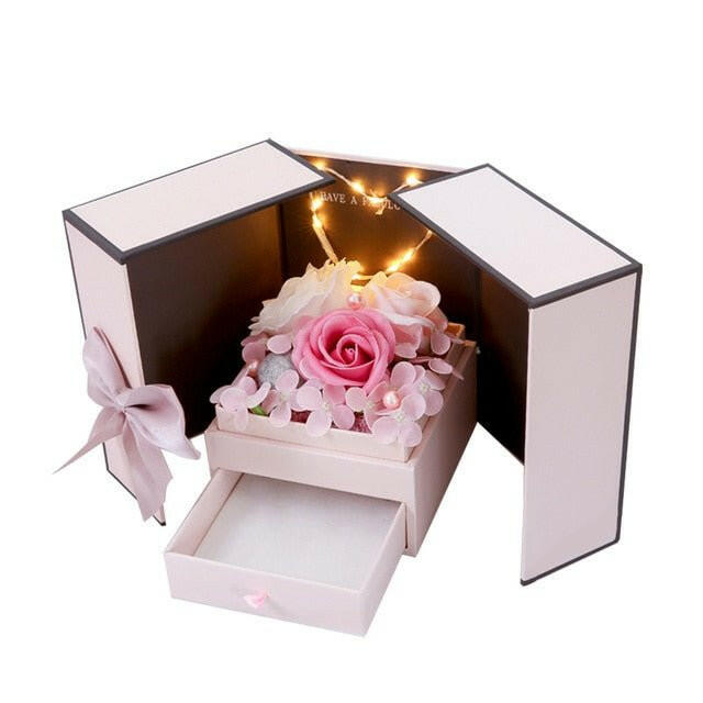 Artificial Flower Jewelry Box | Austrige