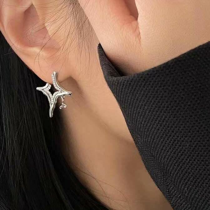 Asterism Rhinestone Earrings | Jewelry