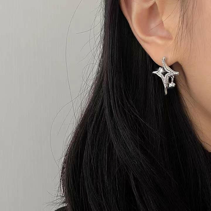 Asterism Rhinestone Earrings | Jewelry