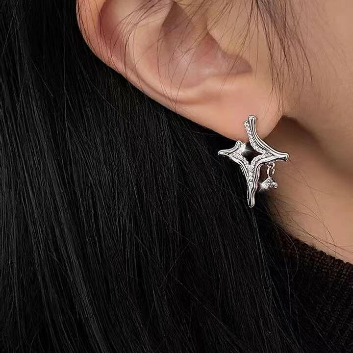 Asterism Rhinestone Earrings | Jewelry