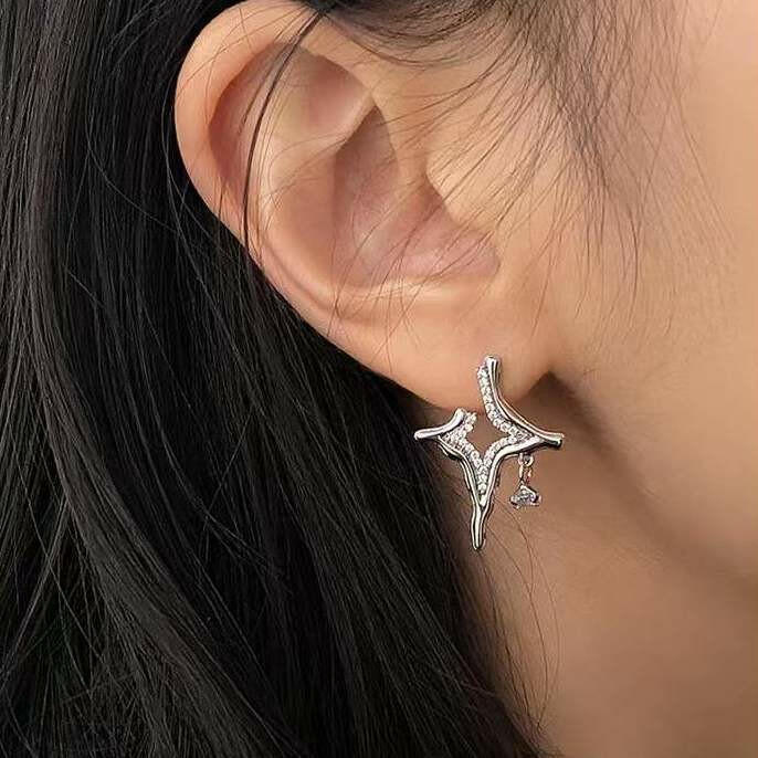 Asterism Rhinestone Earrings | Jewelry