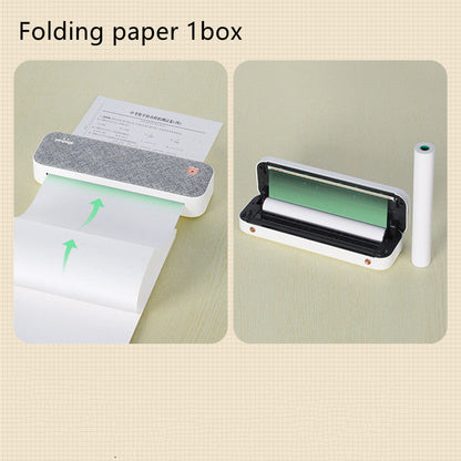Austrige A4 Bluetooth Compact Office Printer Folding paper 1box Bath