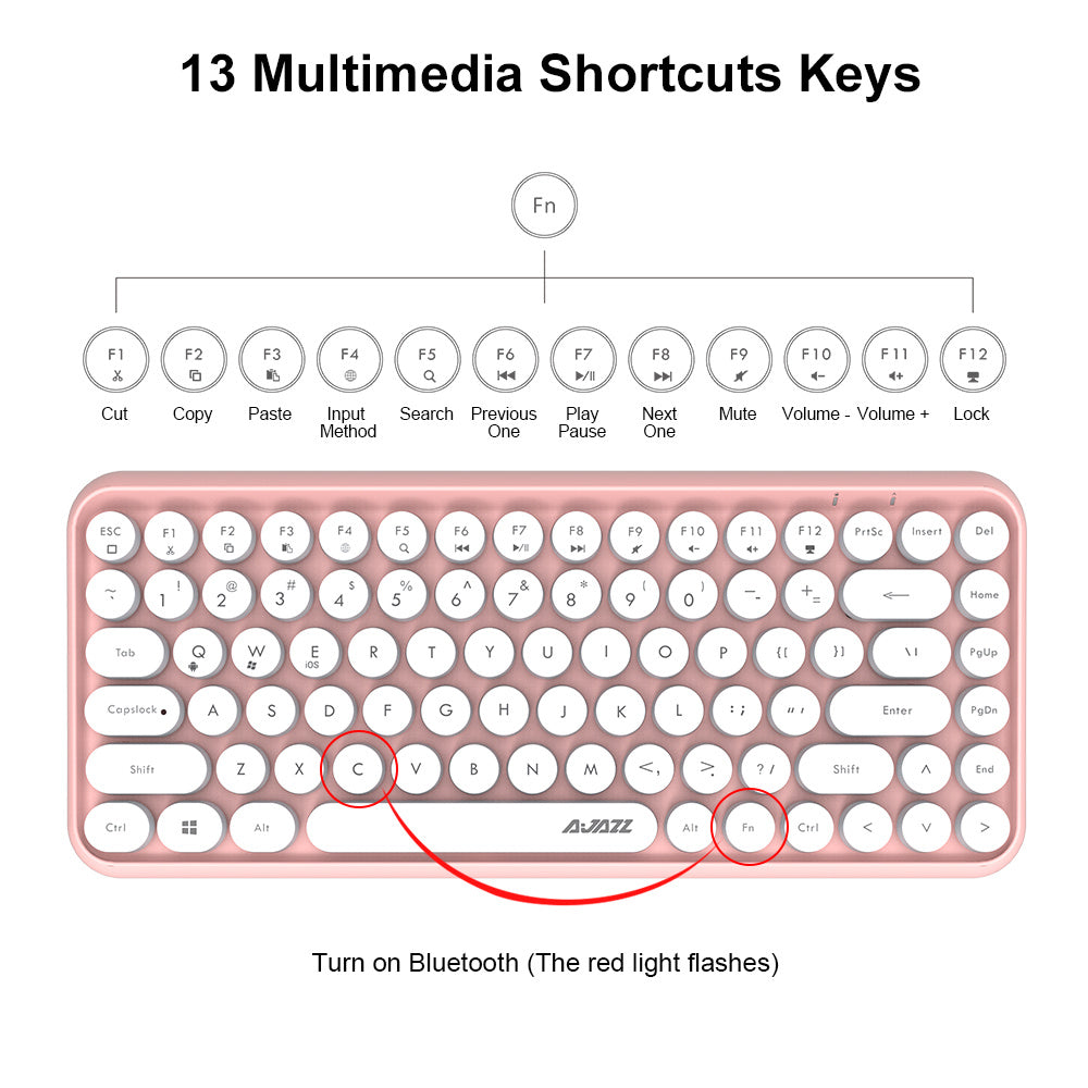 Austrige Bluetooth Keyboard - Tablet & Notebook Keyboards