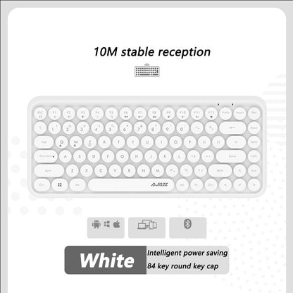 Austrige Bluetooth Keyboard - Tablet & Notebook White Keyboards