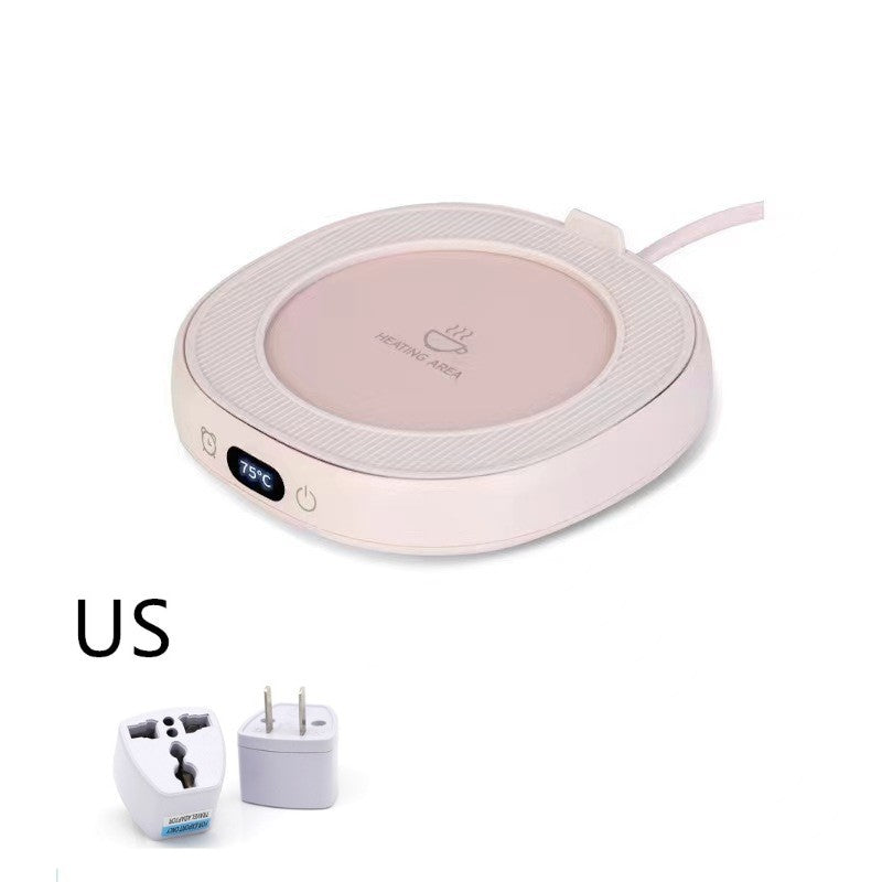 Austrige Coffee Mug Warming Pad - Desk Coaster Pink / US Electronic devices
