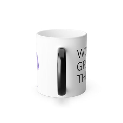 Austrige™ Color Morphing Mug - "Worry Less, Grow Together" - 11oz Magic Coffee Cup | Austrige™