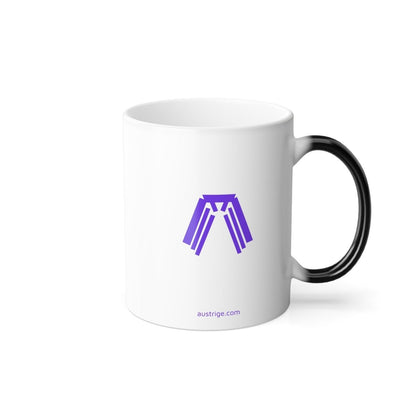 Austrige™ Color Morphing Mug - "Worry Less, Grow Together" - 11oz Magic Coffee Cup | Austrige™