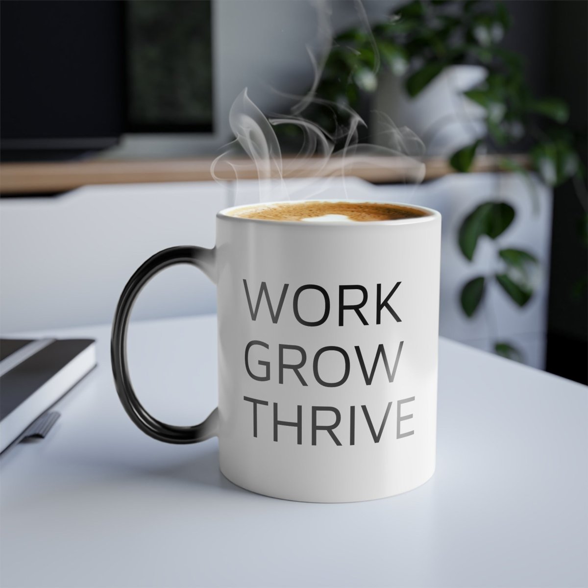 Austrige™ Color Morphing Mug - "Worry Less, Grow Together" - 11oz Magic Coffee Cup | Austrige™