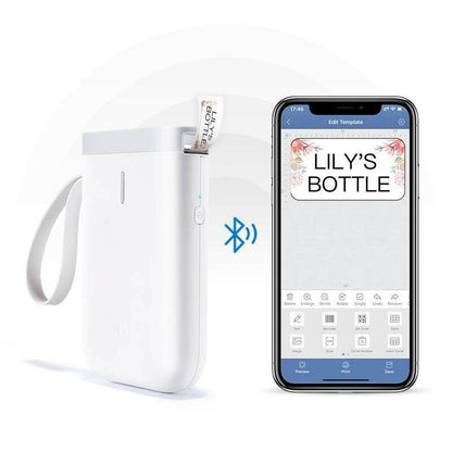 Austrige D11 Bluetooth Label Printer - Fast Thermal Mini Office supplies