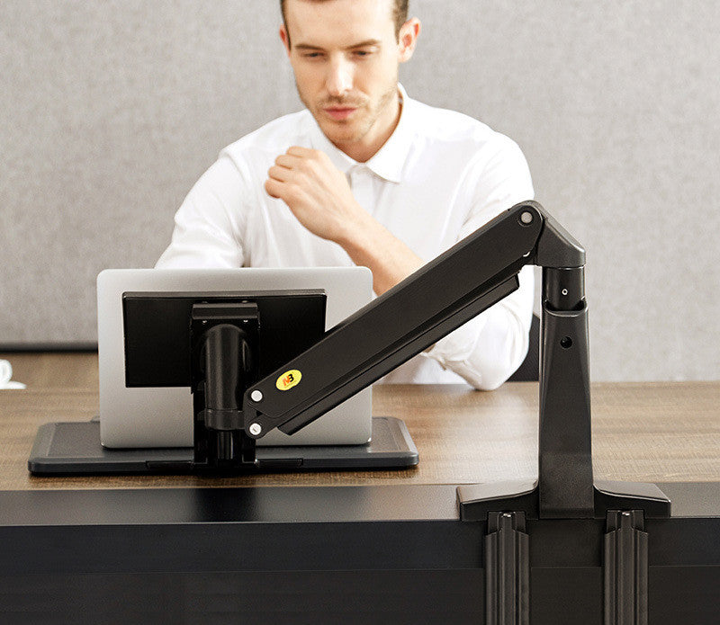 Austrige F80 Dual-Monitor Stand - Telescopic Rotating Lift A Computer