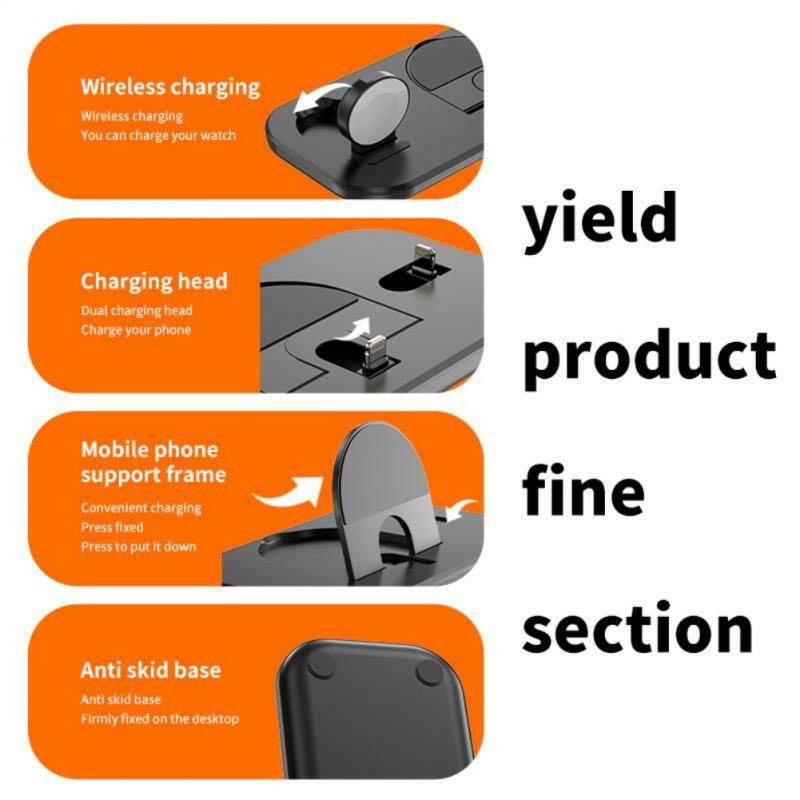 Austrige Foldable iPhone Charging Station Wireless charger