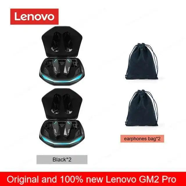 Austrige GM2 Pro Bluetooth 5.3 Earphones Black 2 Bag