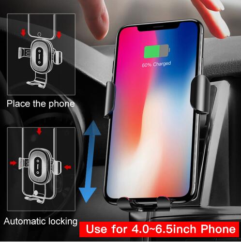 Gravity Bracket Wireless Charging Car Two-in-one Charger Magnetic