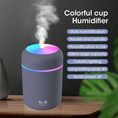 Austrige LED Desk Humidifier - Quiet Mist Humidifiers