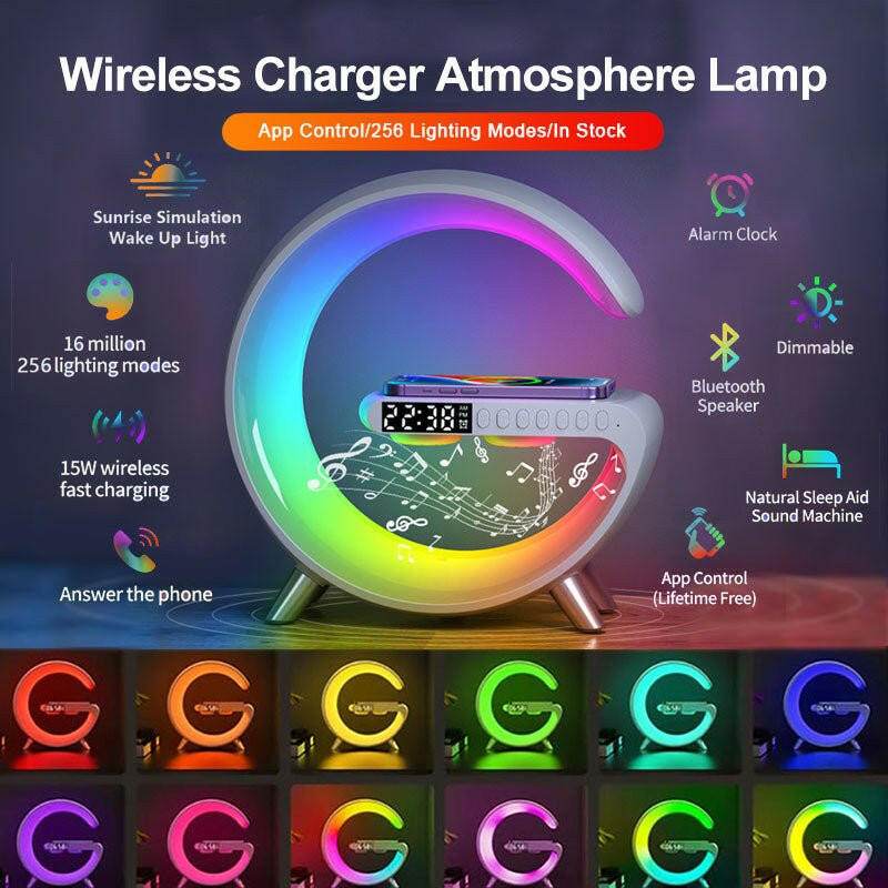 Austrige LED Lamp with Wireless Charging Base Black / AU Electronics