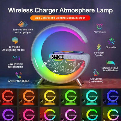 Austrige LED Lamp with Wireless Charging Base Black / AU Electronics