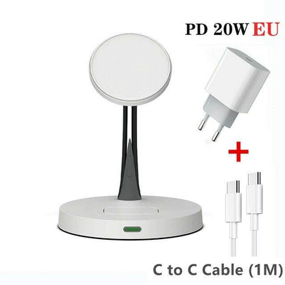 Austrige Magnetic iPhone Wireless Charger Dock With 20W EU Plug