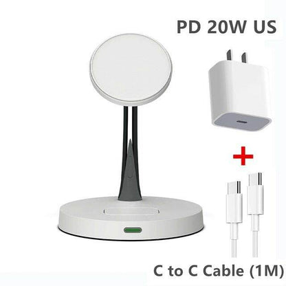 Austrige Magnetic iPhone Wireless Charger Dock With 20W US Plug