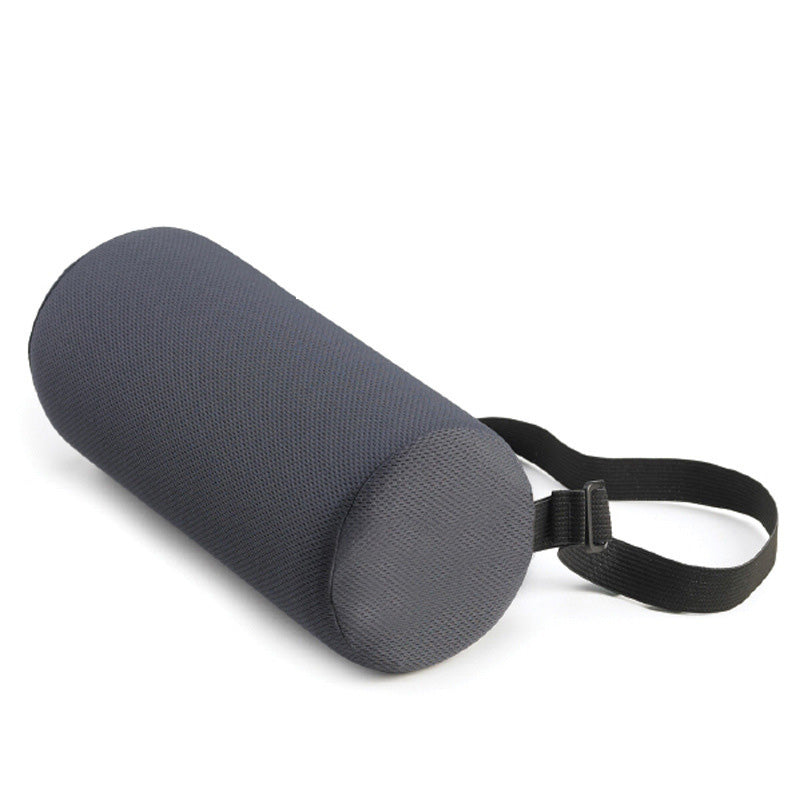 McKenzie Lumbar Support Roll Cylinder Cushion Pillow Black lumbar support cushion