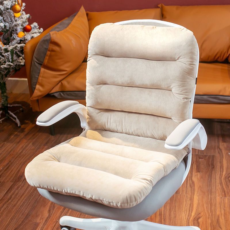 Austrige Office Chair Cushion - One-Piece Khaki / Siamese 45x90cm Home Chairs
