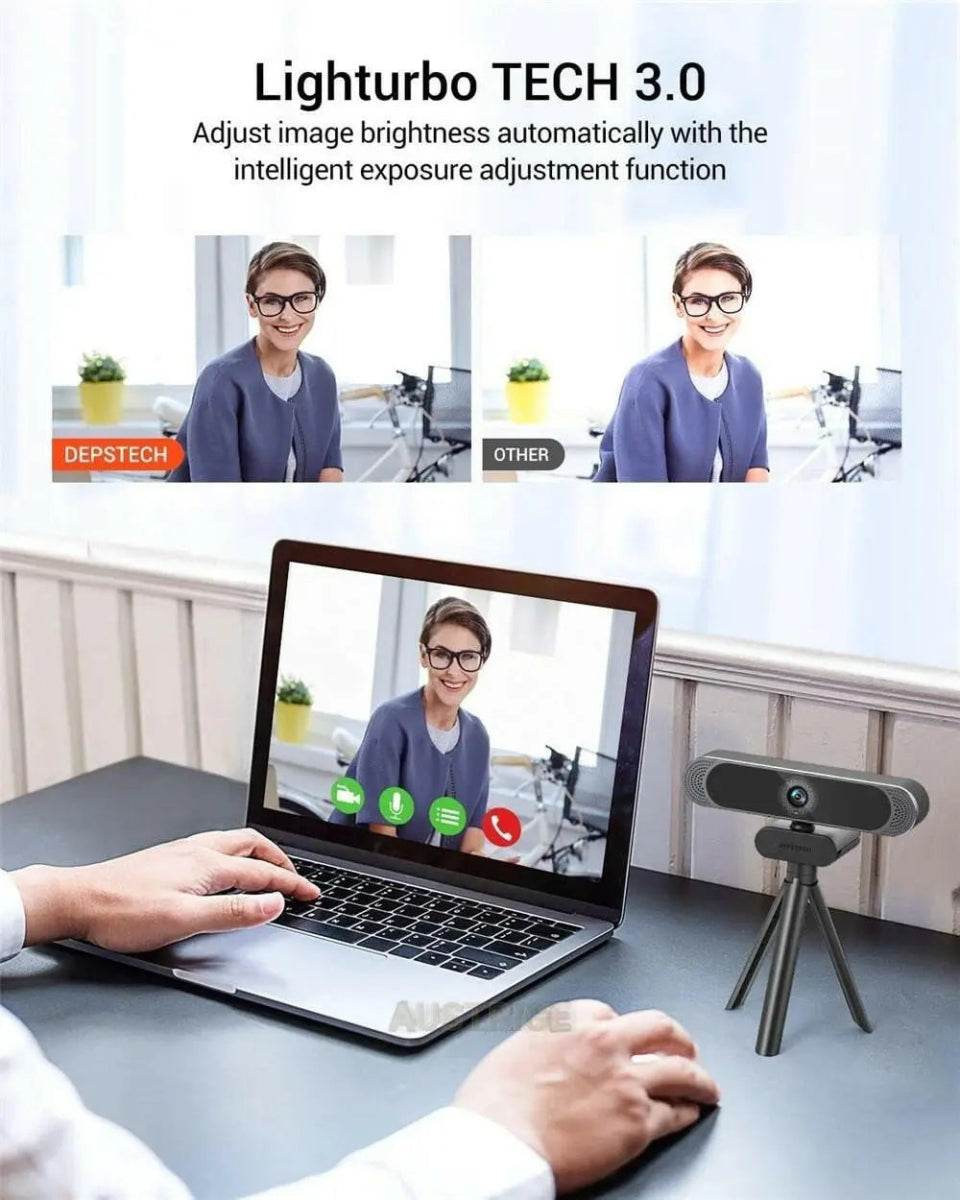 Austrige Professional 4K Video Camera - Crystal Clear Conferencing DW49 Computer
