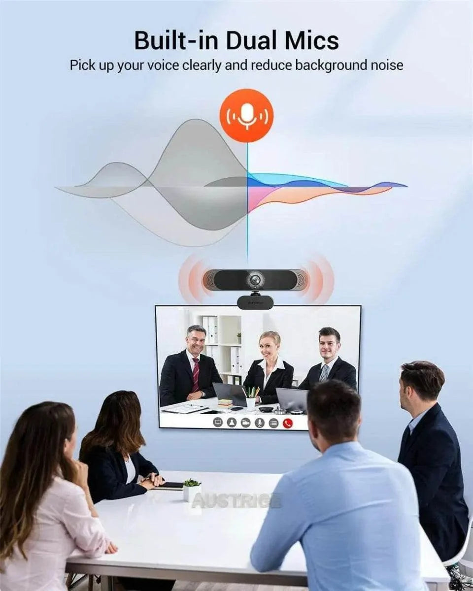 Austrige Professional 4K Video Camera - Crystal Clear Conferencing DW49 Computer