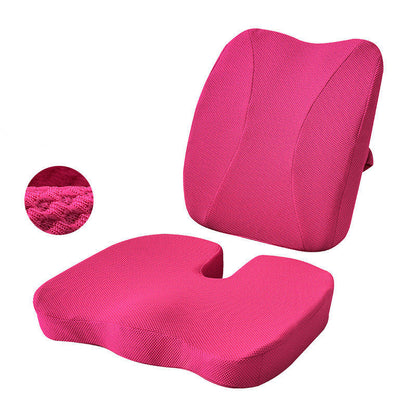 Austrige Seat & Car Lumbar Support Cushion Carrot rose / 2pieces