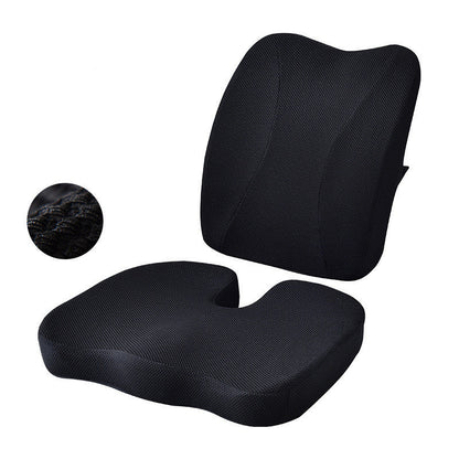 Austrige Seat & Car Lumbar Support Cushion Pomegrane Black / 2pieces
